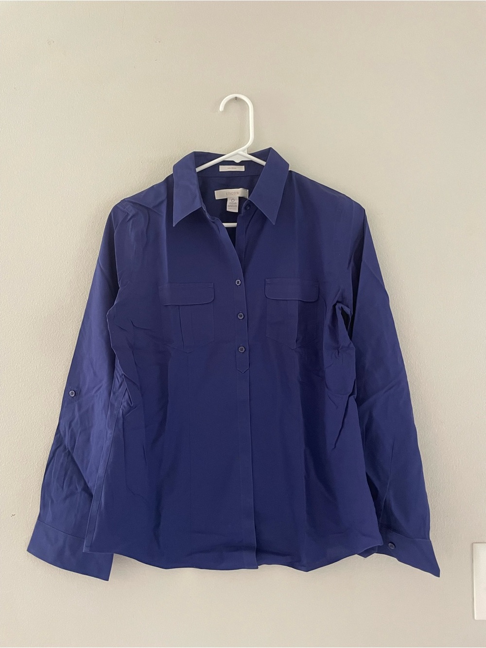 Chico's Royal Blue Button Down Shirt